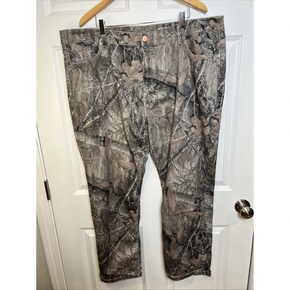 Mugsy RealTree Camo Mens Stretch Straight Baggy Pants 44x30 Special Edition EUC - Picture 2 of 16